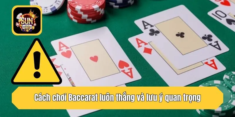 Cách chơi Baccarat luôn thắng và lưu ý quan trọng