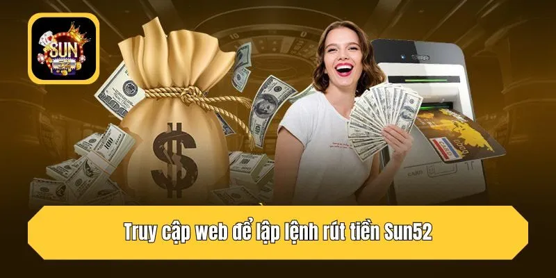 Truy cập web để lập lệnh nhận thưởng